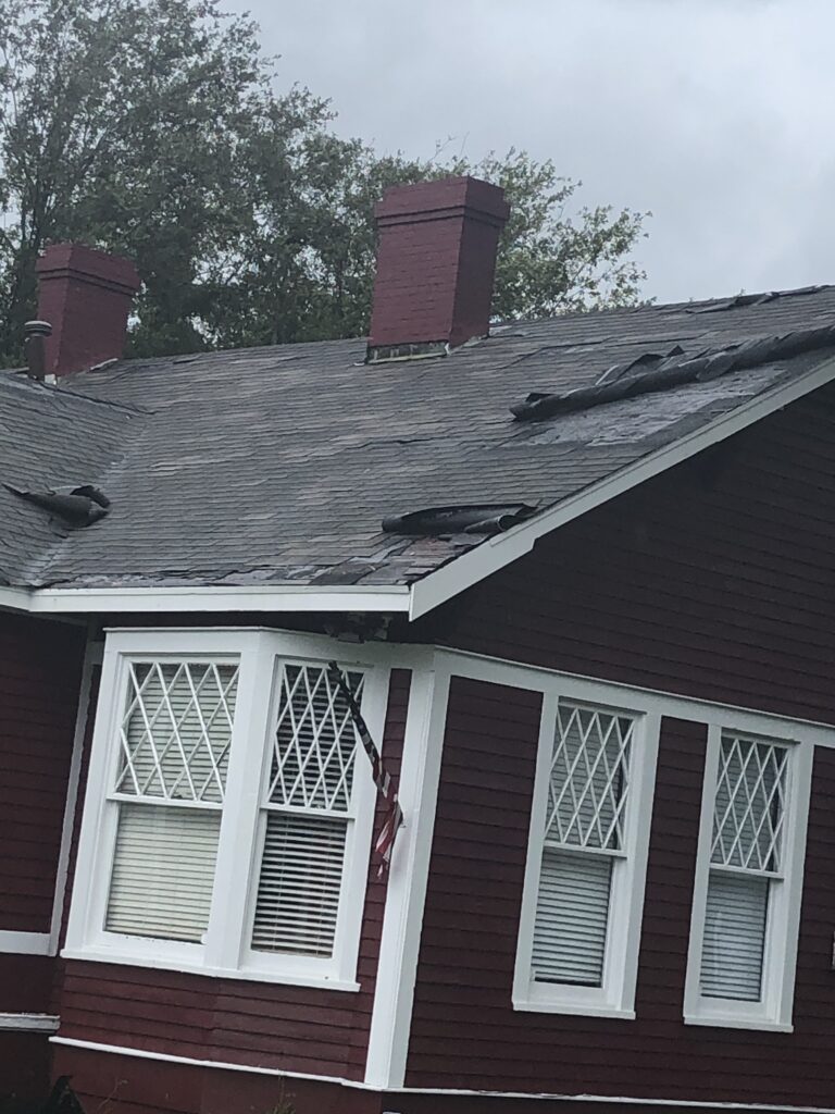 roof damage from hurricane