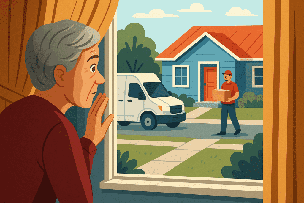 neighbor looking out for others