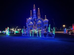 Castle Jones Park Christmas Lights