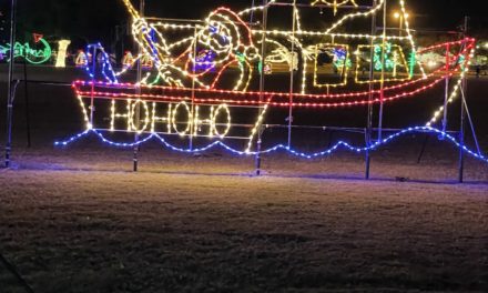 Christmas lights on the coast, family fun