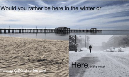 Snowbirds love the Mississippi Gulf Coast in Winter