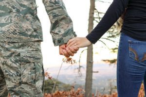military couple