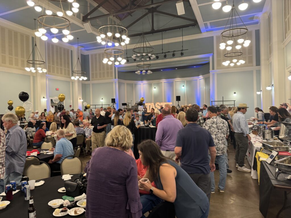photo of people attending the Taste of Hancock in Bay St Louis Mississippi