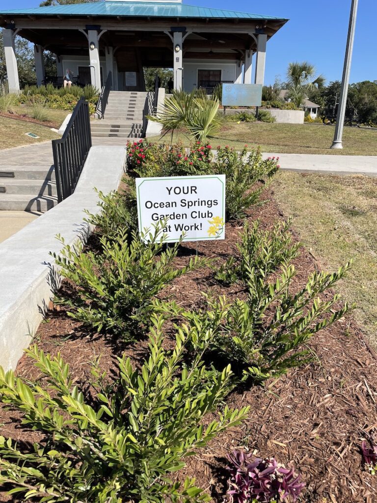 sign Ocean Springs Garden Club