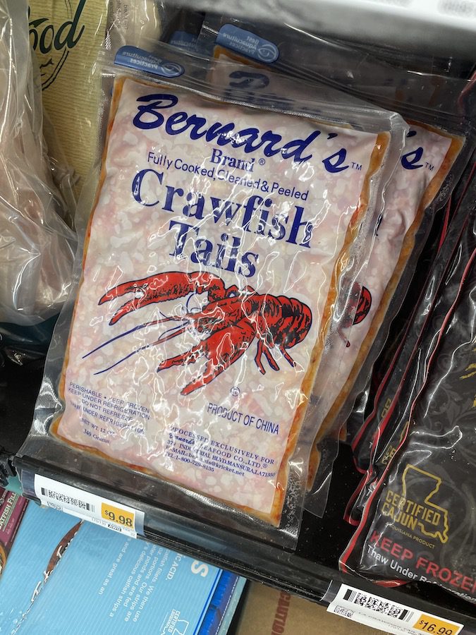 crawfish tails cajun southern creole