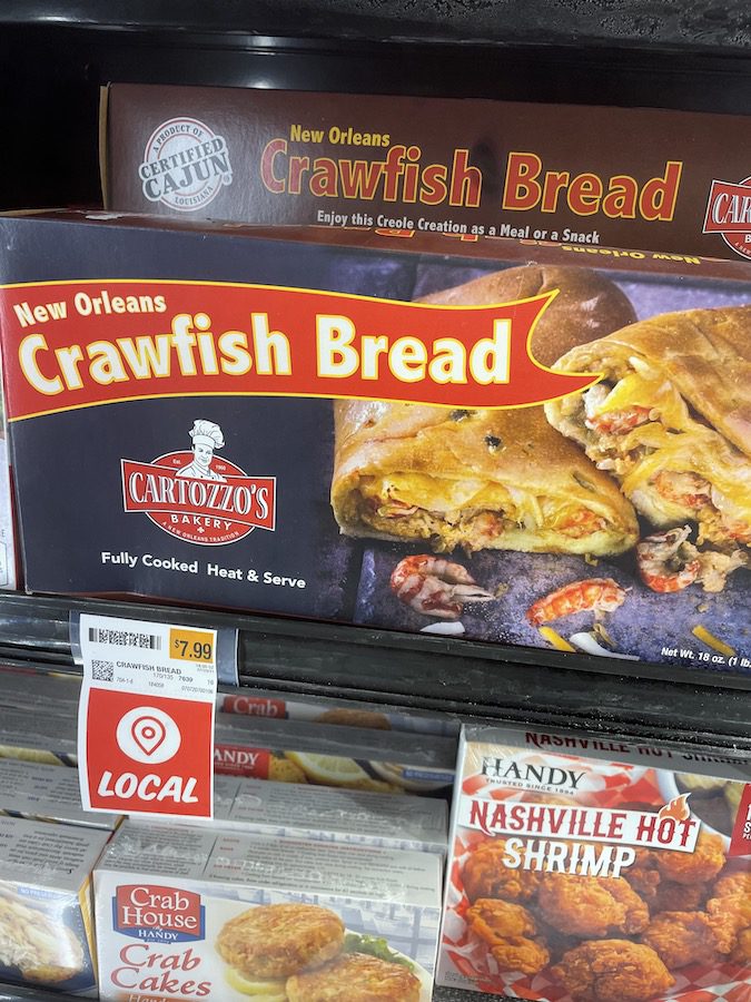 Crawfish bread