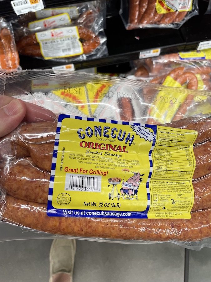 Conecuh sausage creole cajun