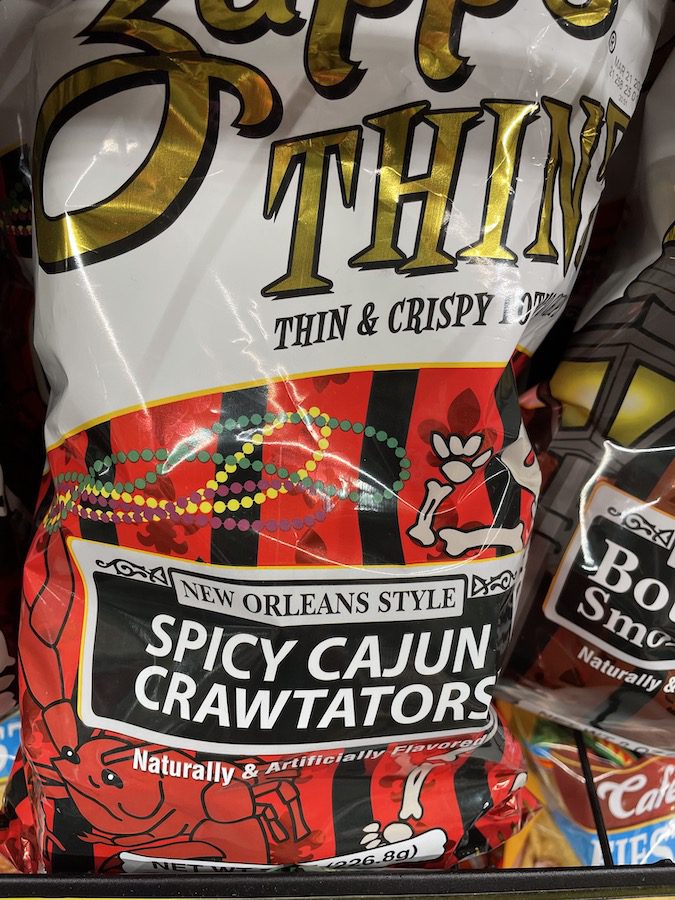 spicy cajun potato chips