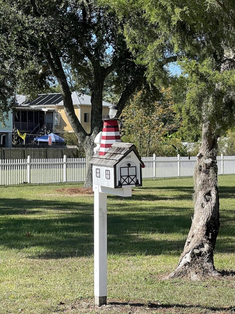 light house mailbox