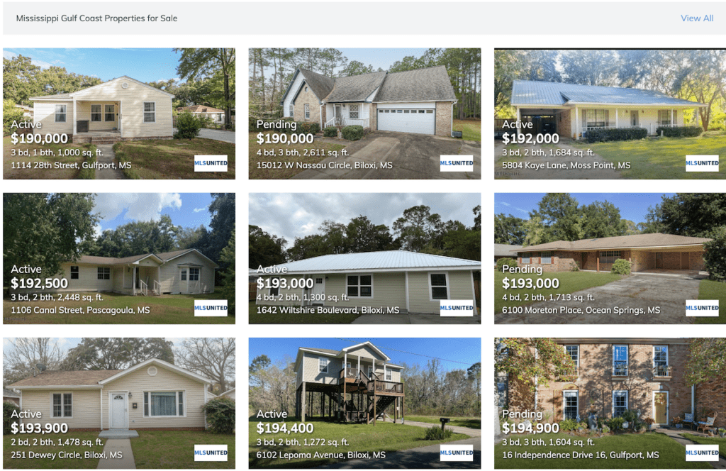 Houses for sale Logan-Anderson Gulf Coastal Realtors