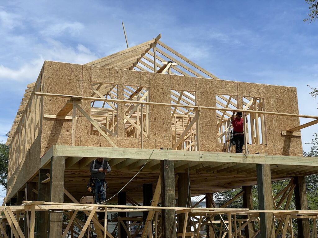 New house construction self-employed