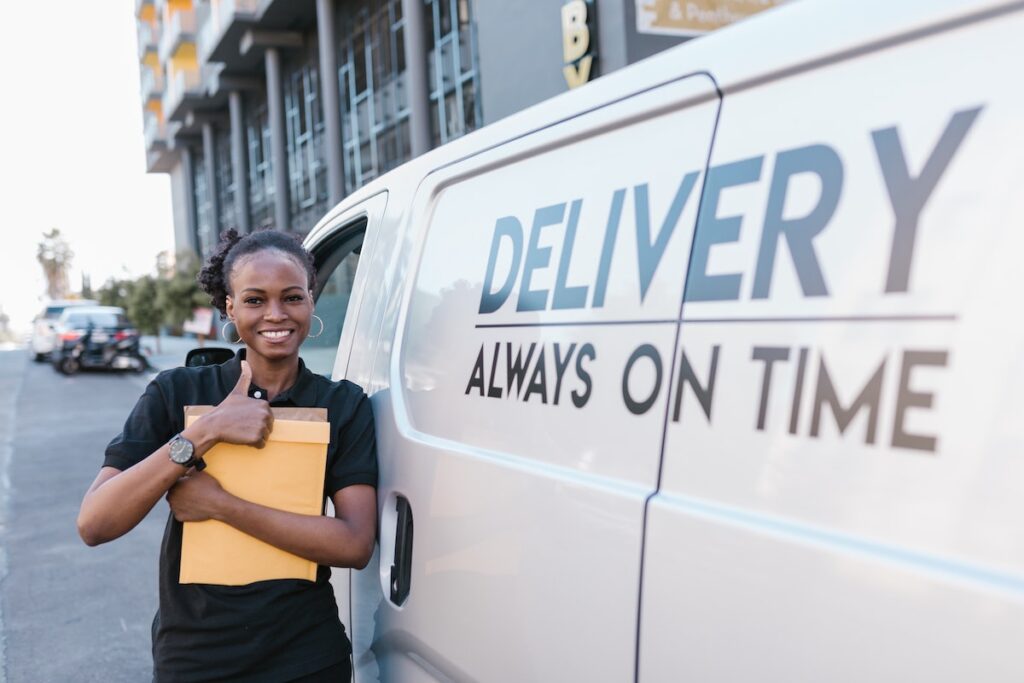 Self-employed delivery driver