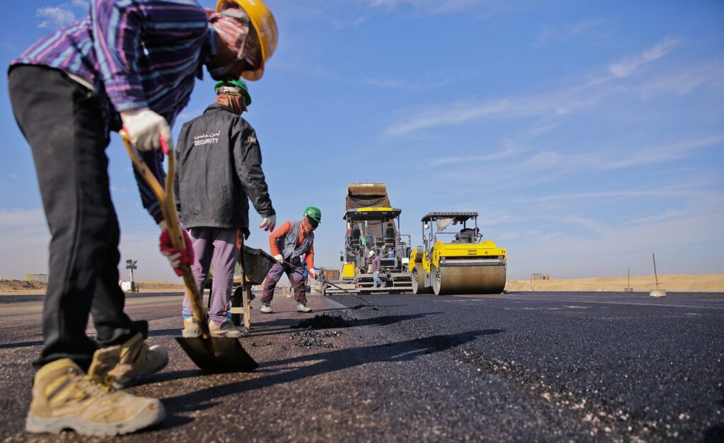road workers