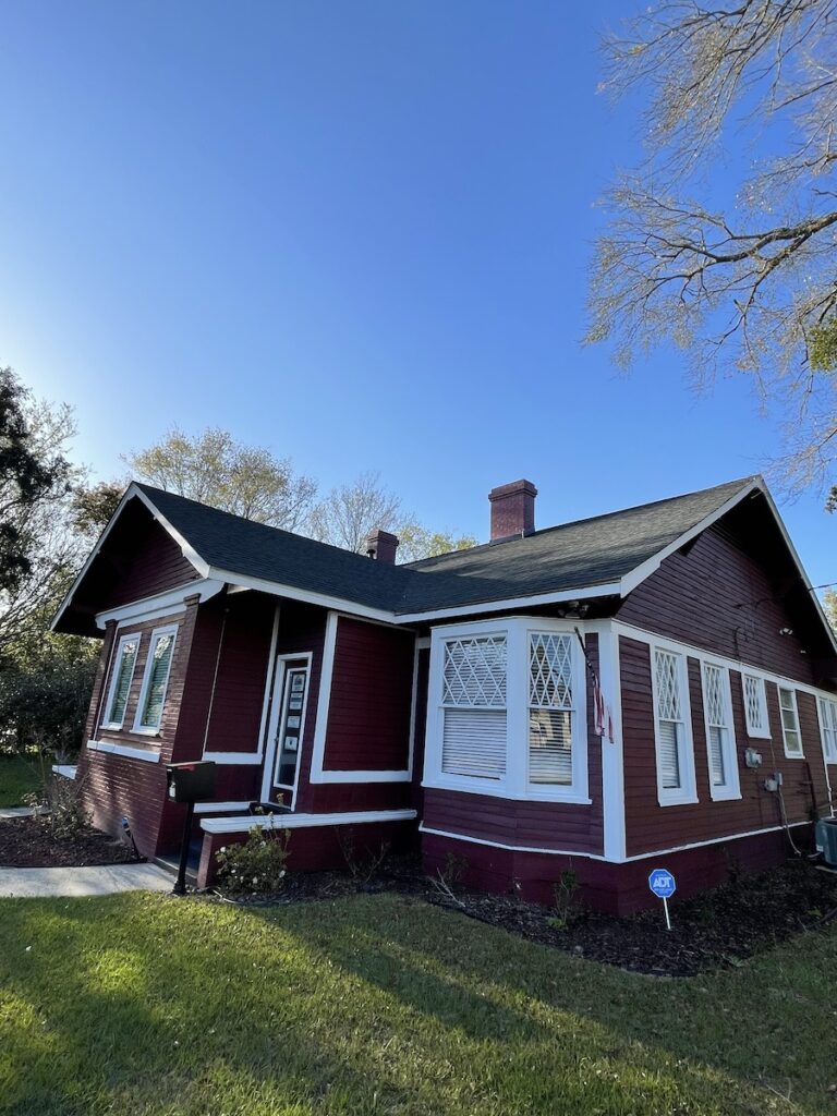 New architectural shingle roof