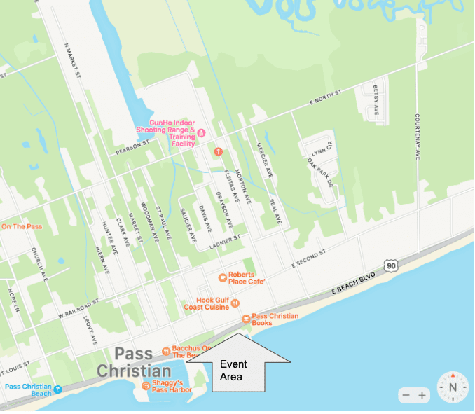 Map of Pass Christian