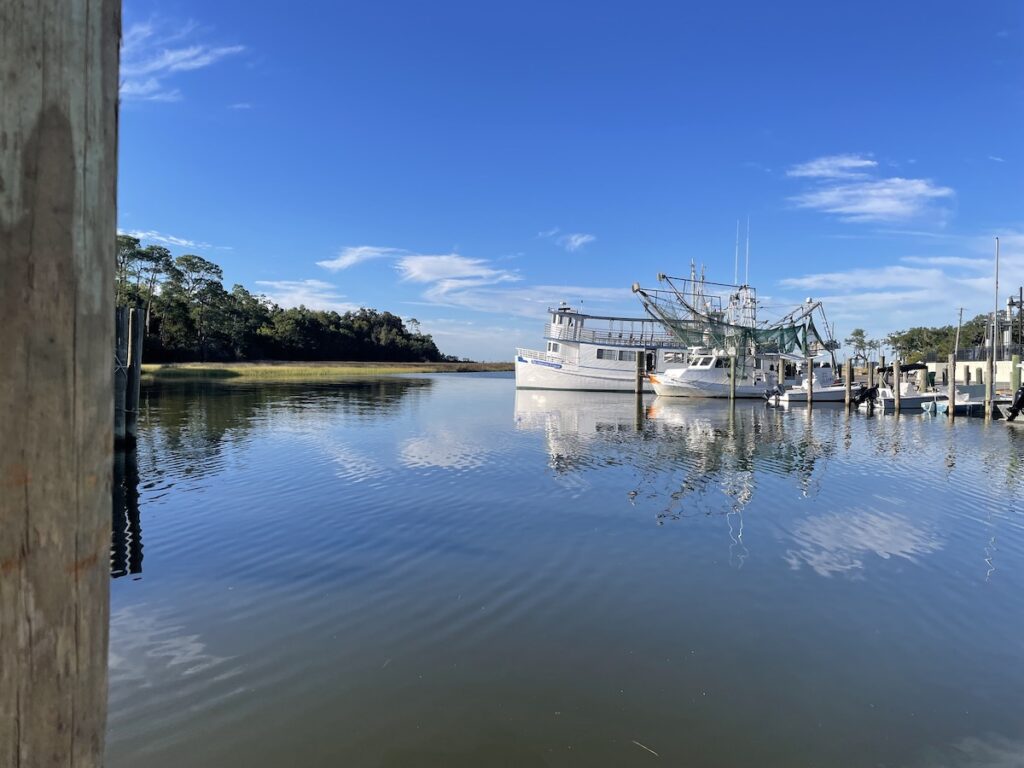 Looking to Outer harbor Ocean Springs