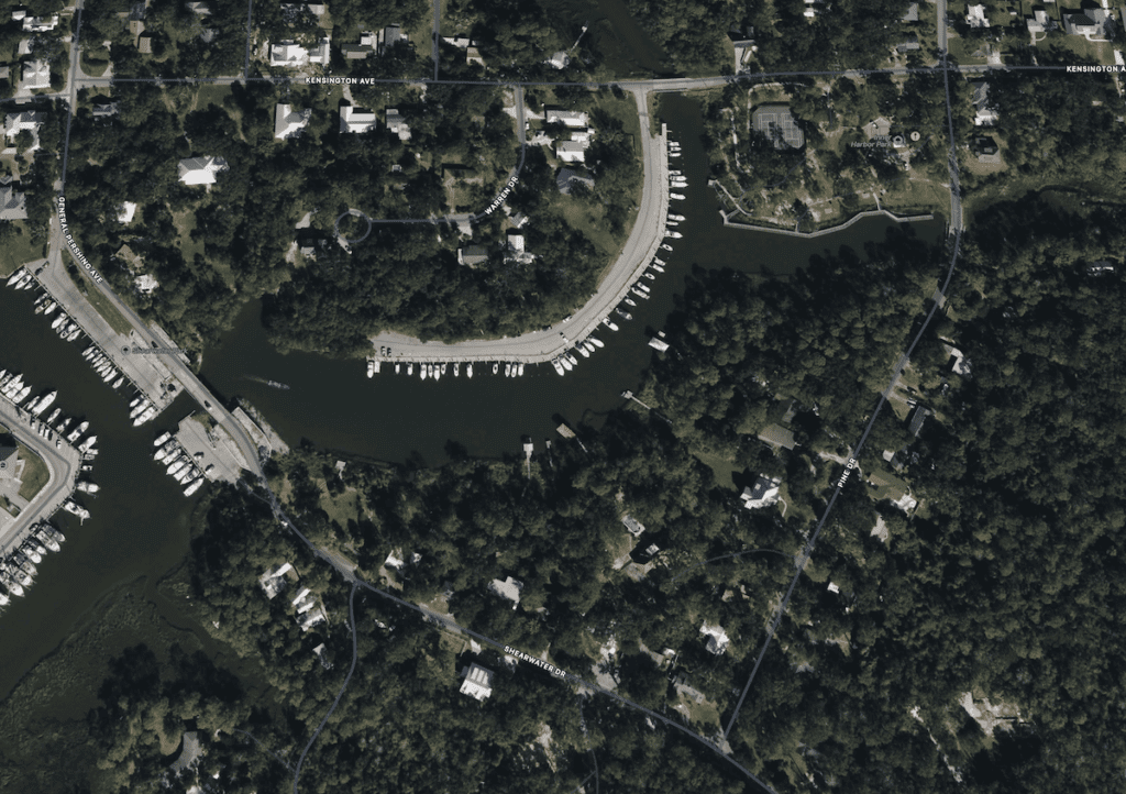 Ocean Springs walking route