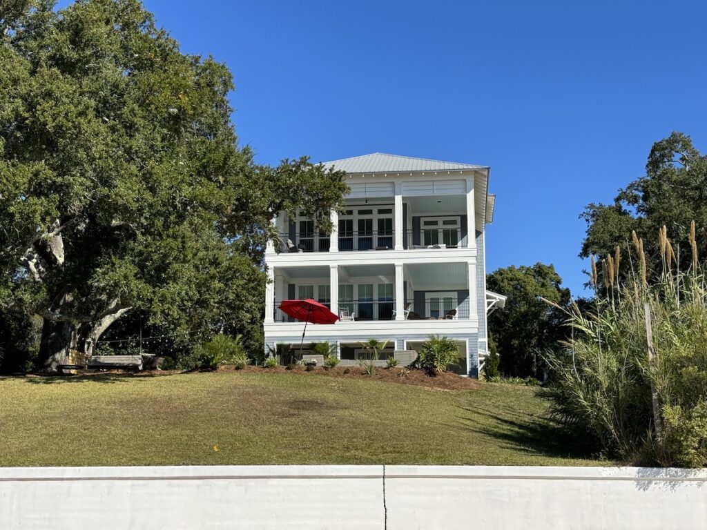 Home overlooking Ocean Springs Beach