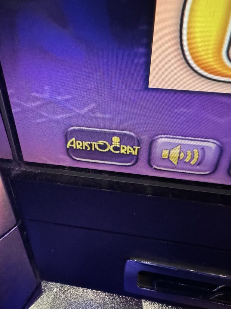 slot machines made by aristocrat