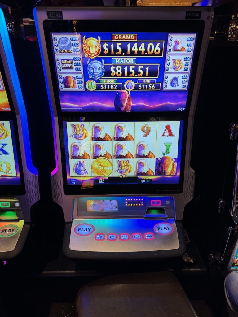 just paid bonus on machine