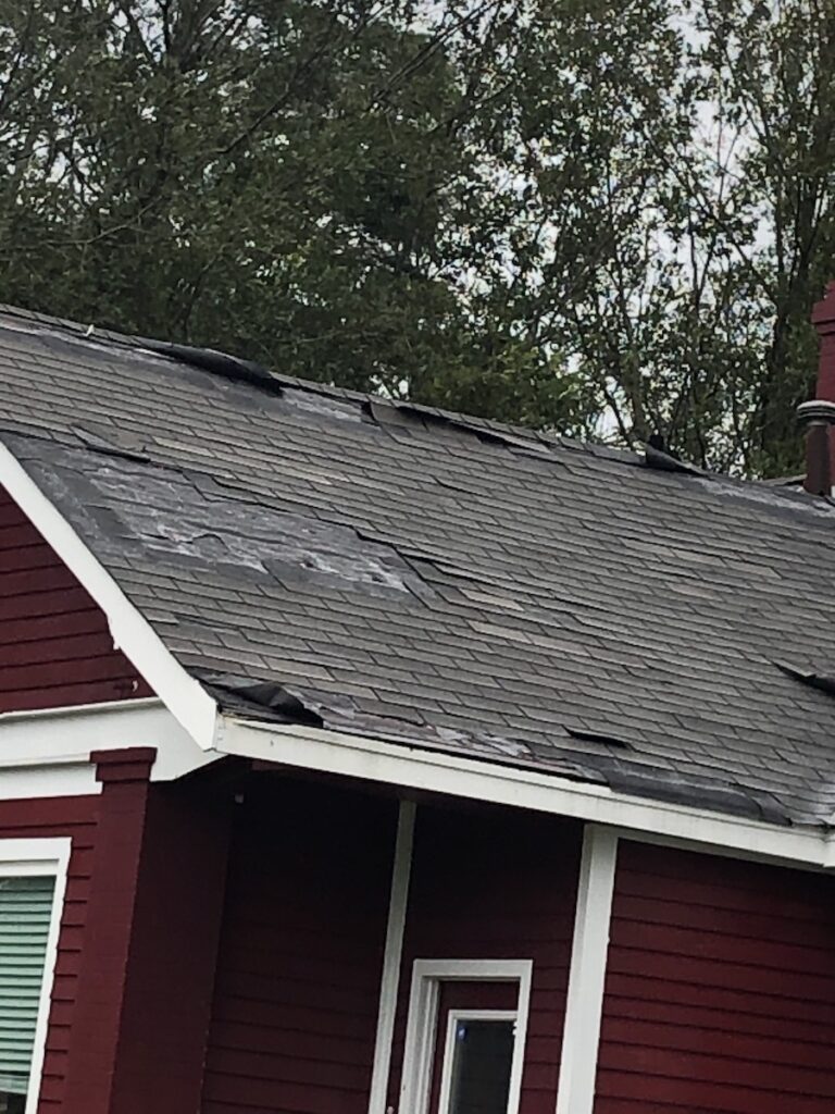 roof that requires maintenance