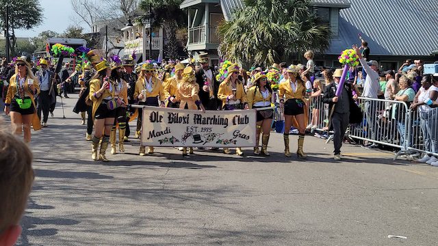 parade in Biloxi Mardi Gras