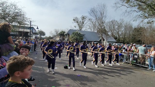 marching band Mardi Gras