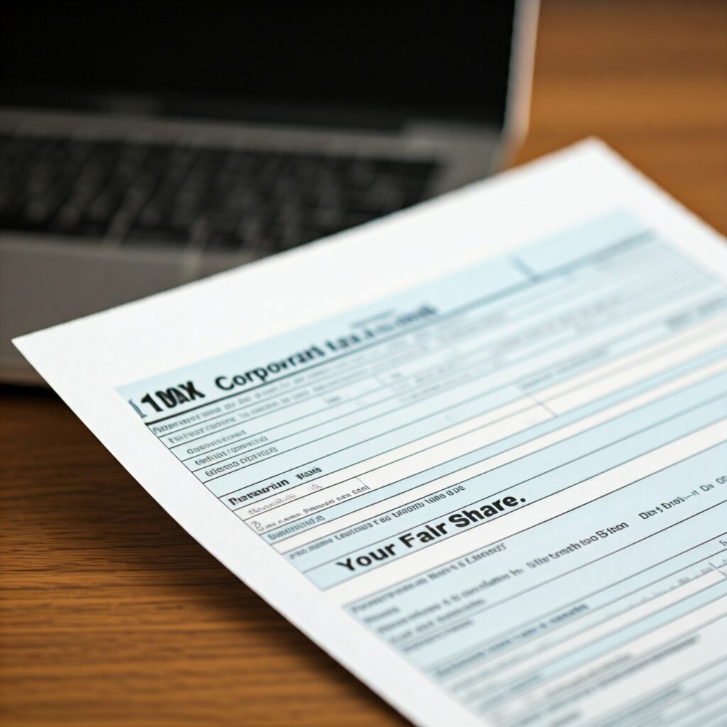 corporate tax bill your fair share