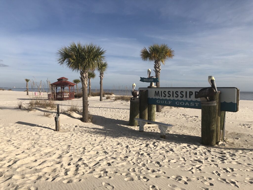 mississippi gulf coast sign