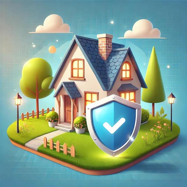 House protected by home warranty