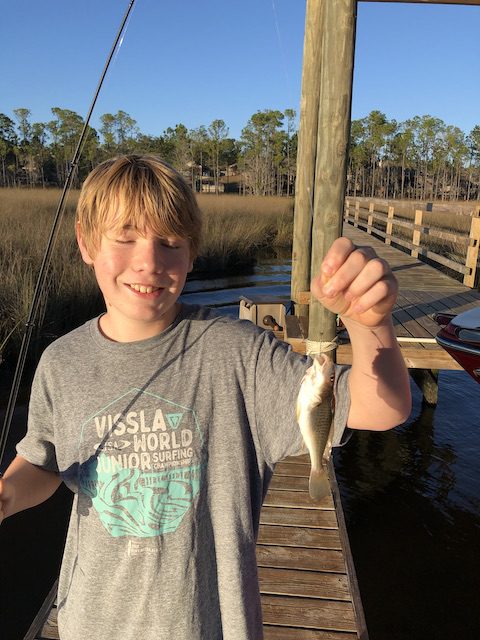 fishing on the bayou