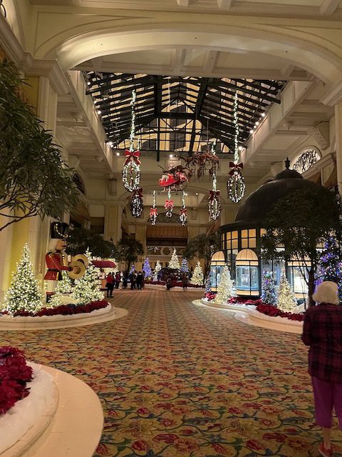 Beau Rivage Christmas display
