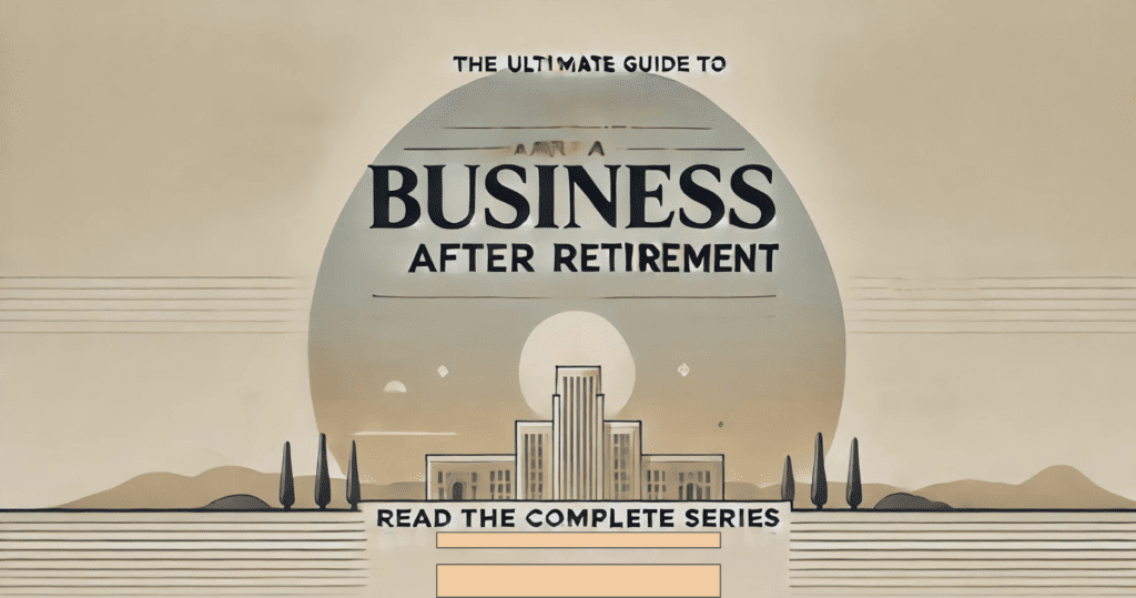 banner showing business after retirement