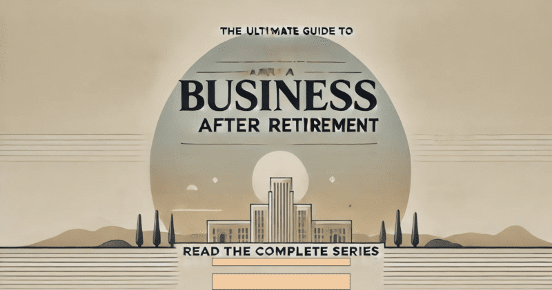 banner showing business after retirement