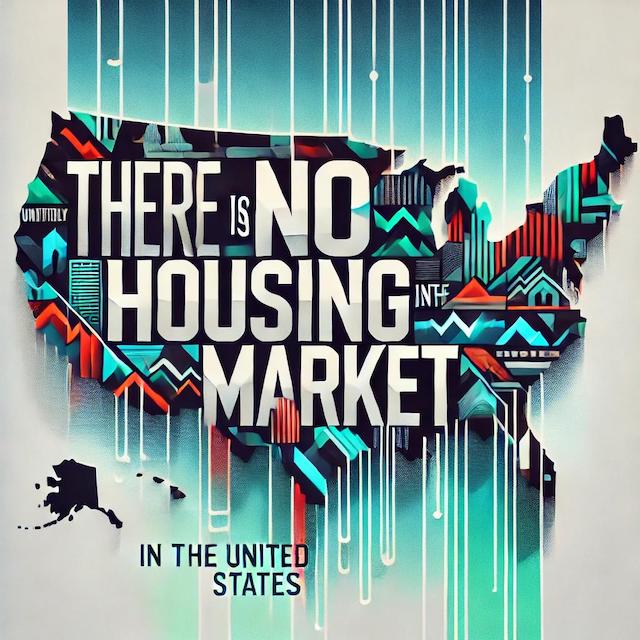 There is no housing market in the United States