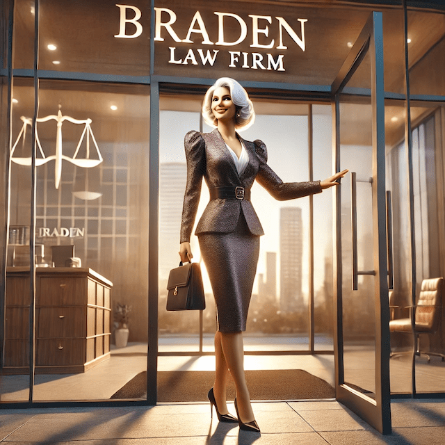 copyright lawyer entering Braden Law Firm