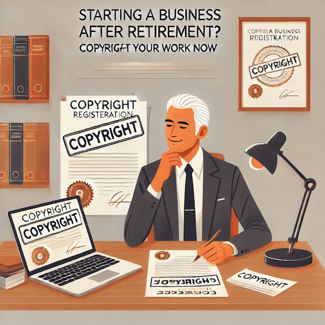 Starting a Business After Retirement? Copyright Your Work Now