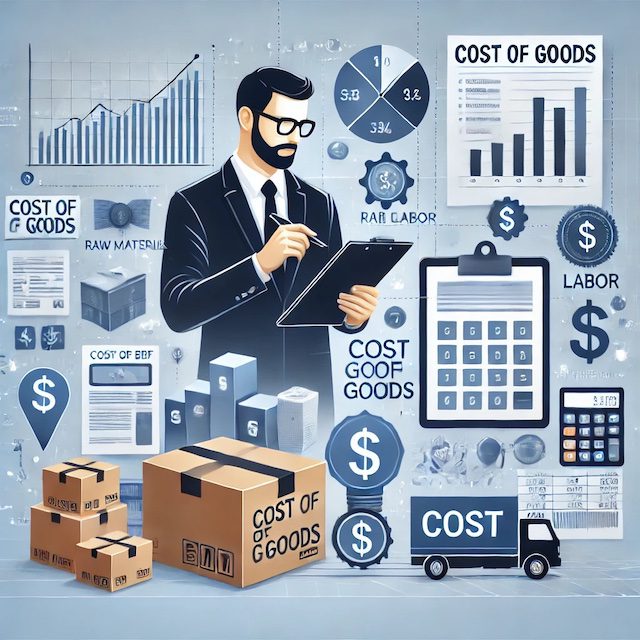 budget cost of goods infographic 
