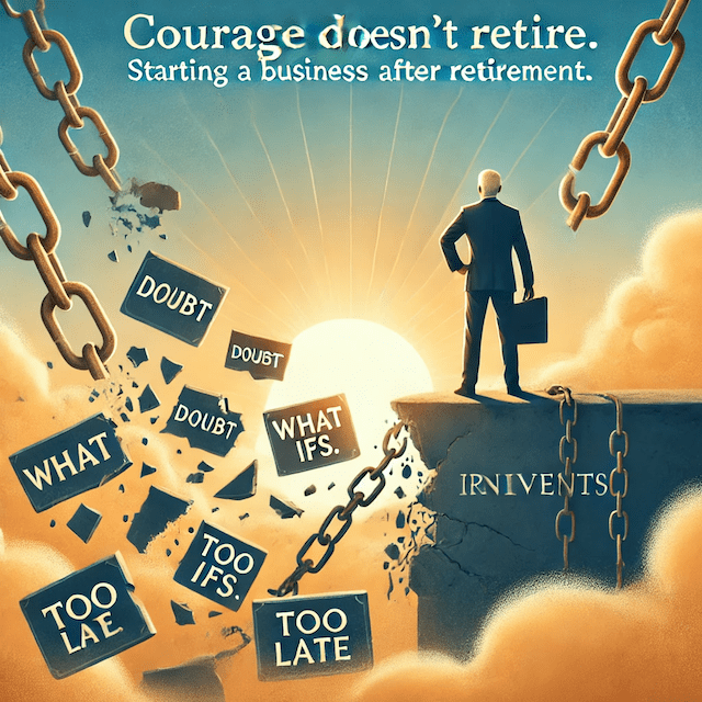 courage doesn't retire graphic