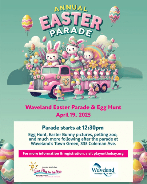 waveland easter parade banner