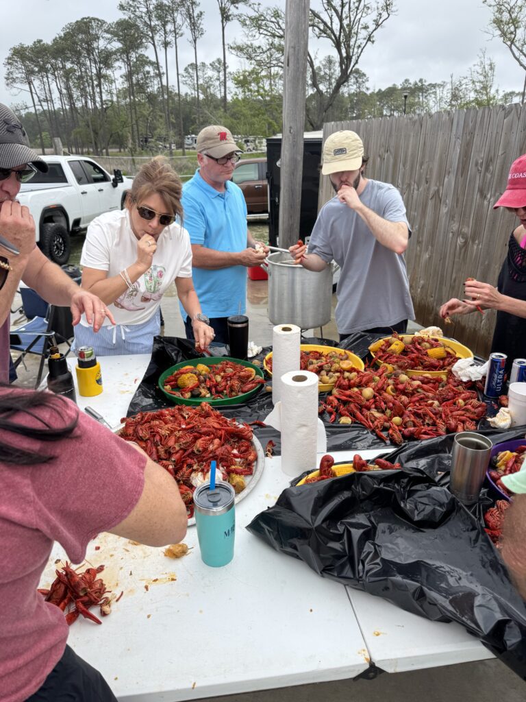Crawfish boil event