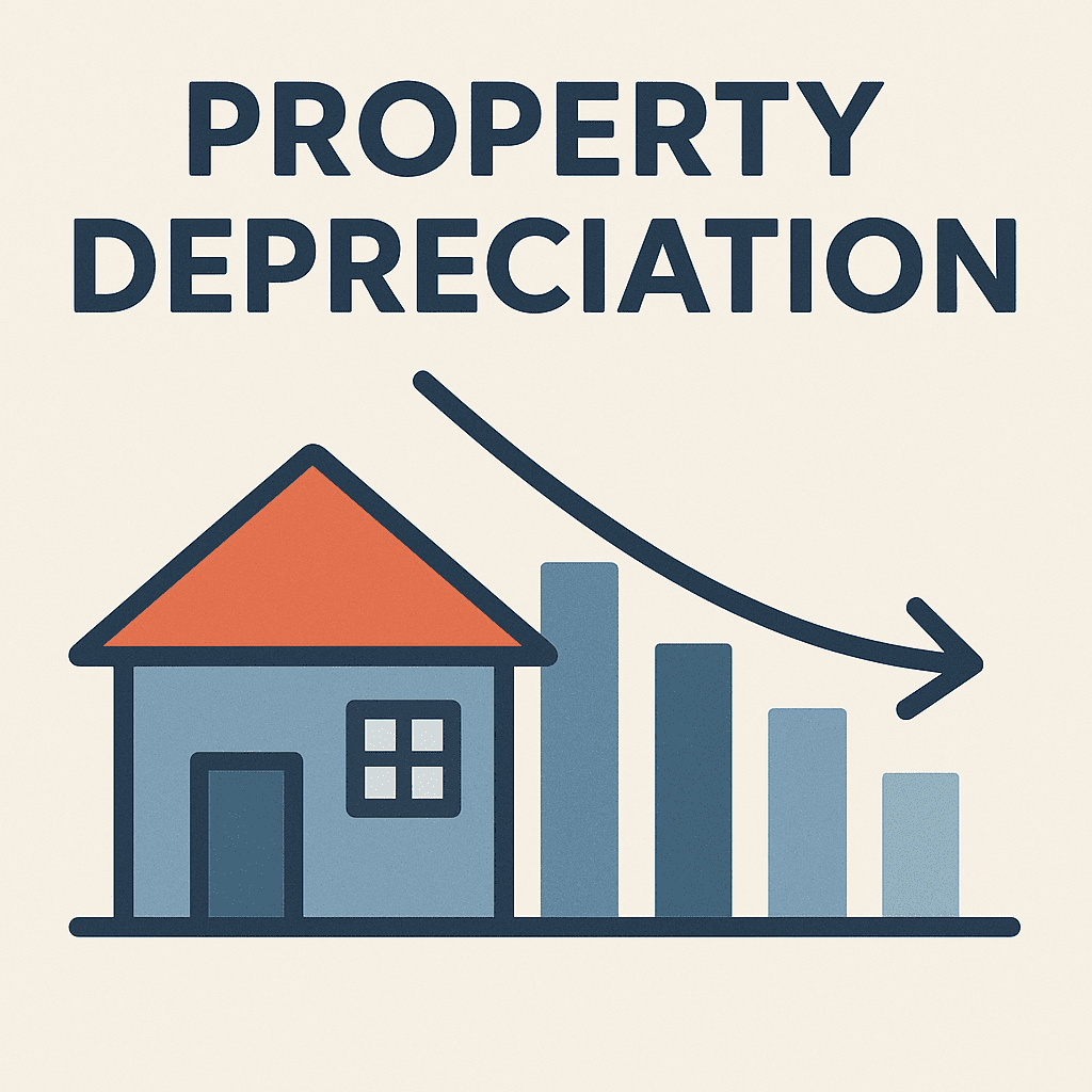 Property depreciation graphic