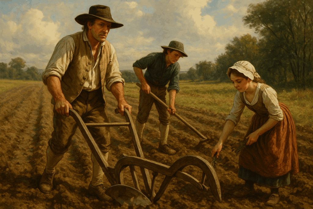 photo of 1776 family farming