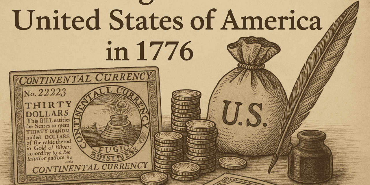 Financing the New United States of America in 1776