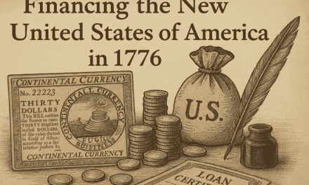 Financing the New United States of America in 1776