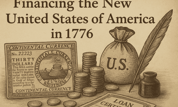 Financing the New United States of America in 1776