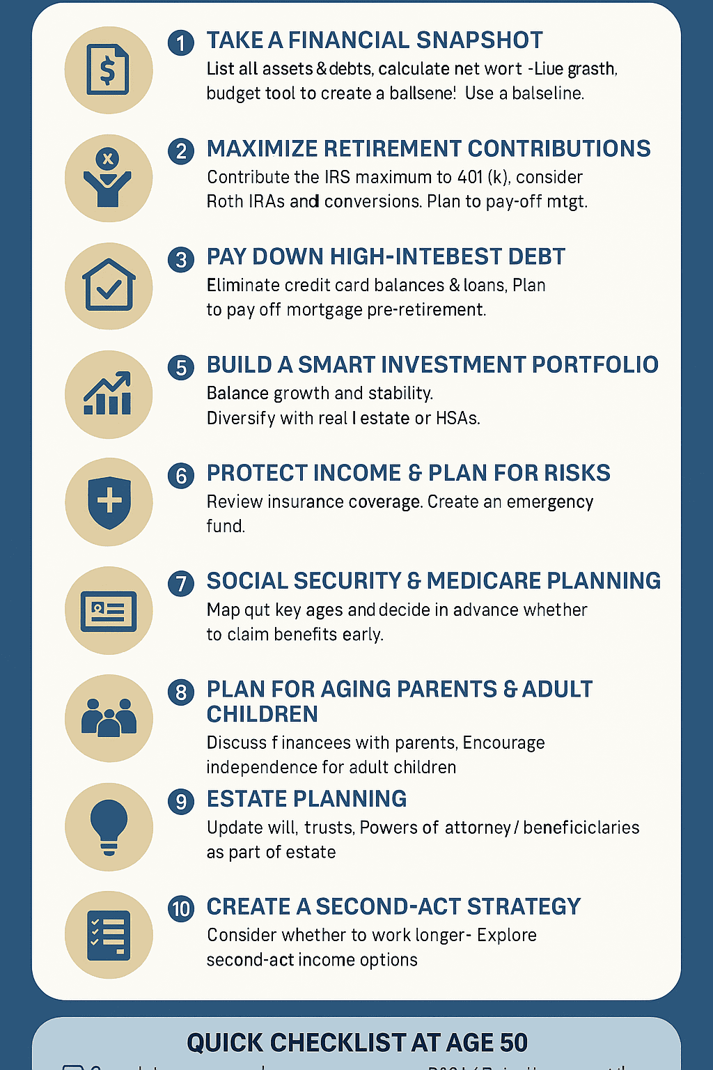infographic gen x planning summary