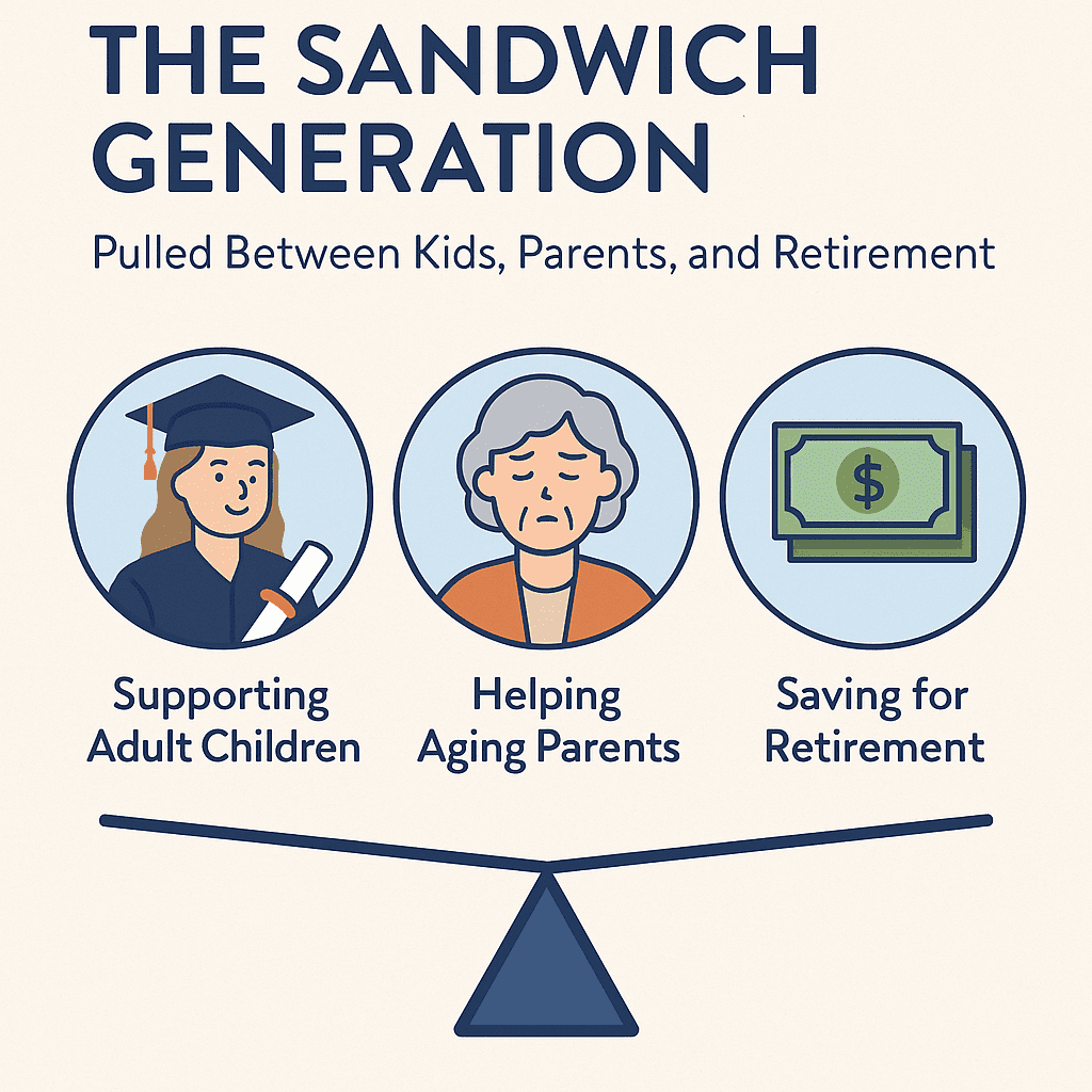 Infographic the sandwich generation gen x