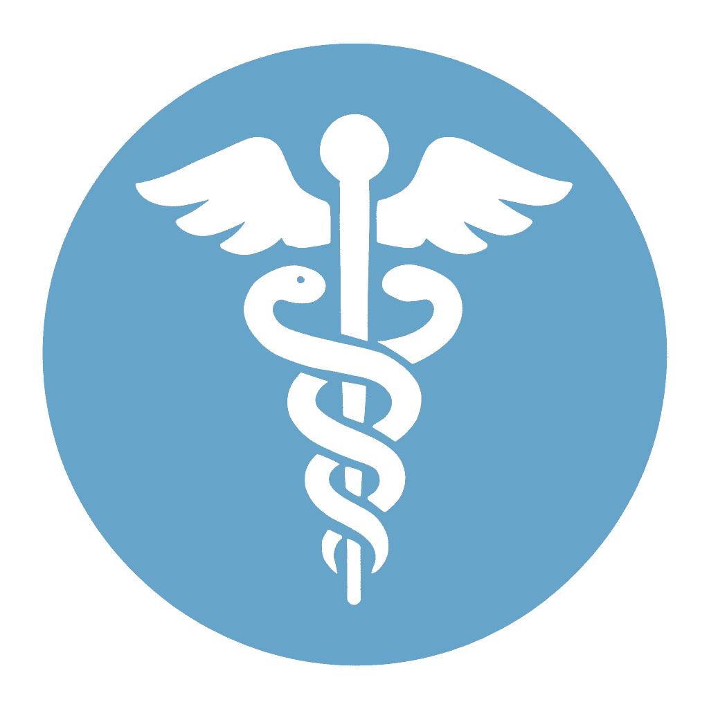 Medical health icon showing a first aid cross symbol for healthcare and Medicare planning.
