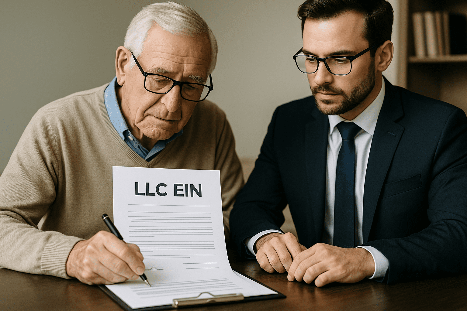 LLC and EIN setup instructions for retirees starting a small business